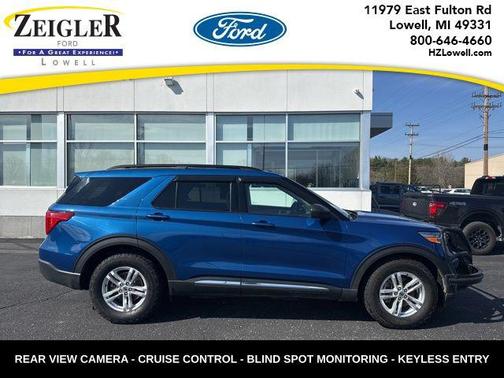 Atlas Blue Metallic 2020 Ford Explorer XLT