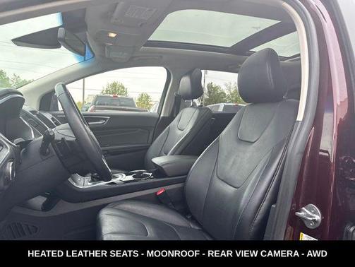 Burgundy Velvet Metallic Tinted Clearcoat 2017 Ford Edge Titanium