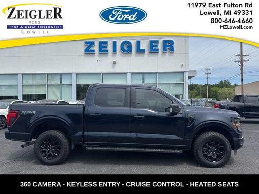 Antimatter Blue Metallic 2024 Ford F-150 XLT