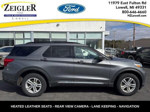 Carbonized Gray Metallic 2023 Ford Explorer XLT