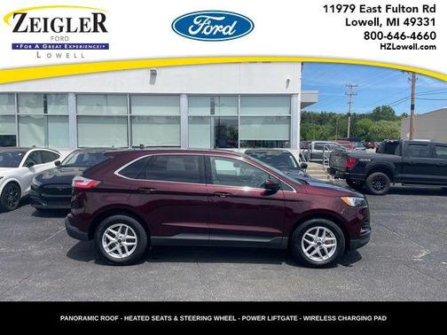 Burgundy Velvet Metallic Tinted Clearcoat 2023 Ford Edge SEL