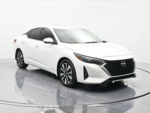 Aspen White 2025 Nissan Sentra SV