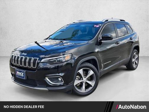 Diamond Black Crystal Pearlcoat 2019 Jeep Cherokee Limited