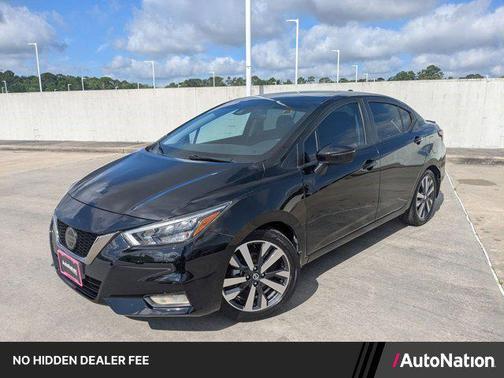 Super Black 2021 Nissan Versa 1.6 S