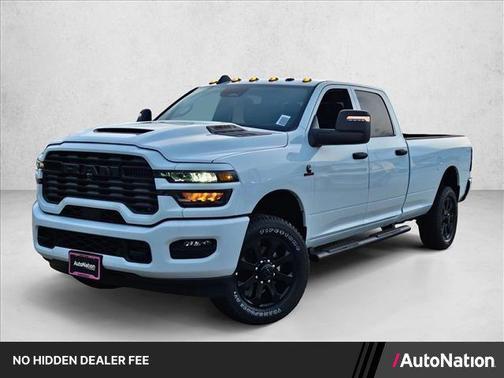 Bright White Clearcoat 2026 RAM 2500 Black Express Crew Cab 4x4 8' Box