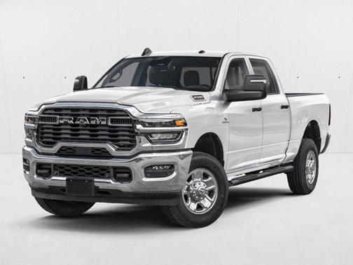 Bright White Clearcoat 2026 RAM 2500 Black Express Crew Cab 4x4 8' Box