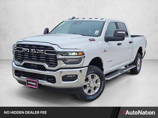 Bright White Clearcoat 2026 RAM 2500 Lone Star Crew Cab 4x4 6'4' Box