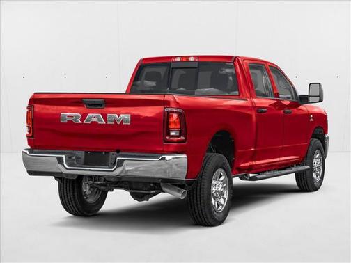 Molten Red Pearlcoat 2026 RAM 2500 Black Express Crew Cab 4x4 6'4' Box