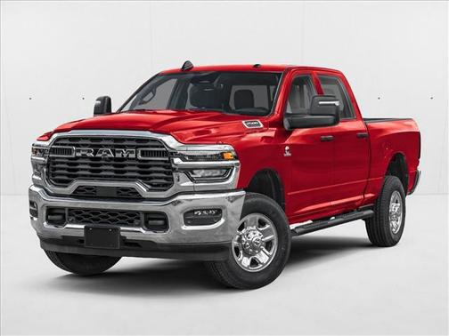 Molten Red Pearlcoat 2026 RAM 2500 Black Express Crew Cab 4x4 6'4' Box