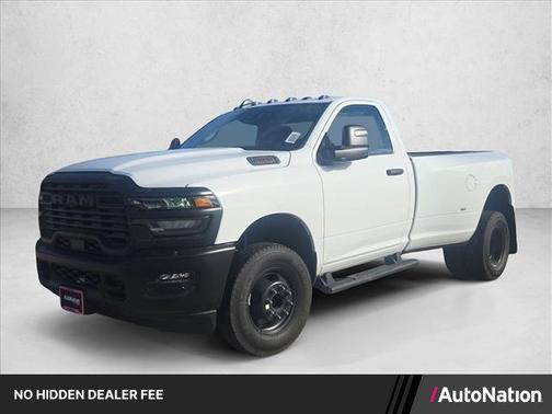 Bright White Clearcoat 2026 RAM 3500 Tradesman Regular Cab 4x4 8' Box