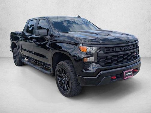 Black 2026 Chevrolet Silverado 1500 Custom Trail Boss