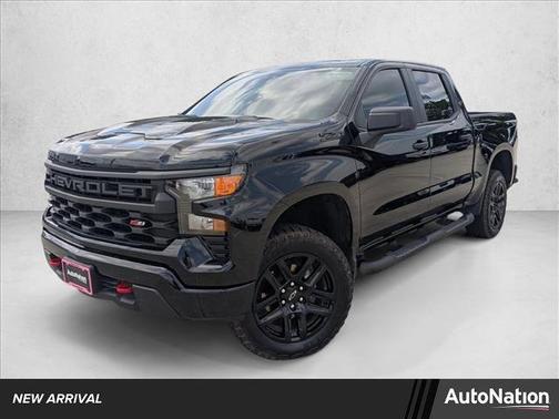 Black 2026 Chevrolet Silverado 1500 Custom Trail Boss