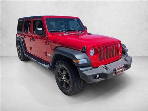 Firecracker Red Clearcoat 2018 Jeep Wrangler Unlimited Sport