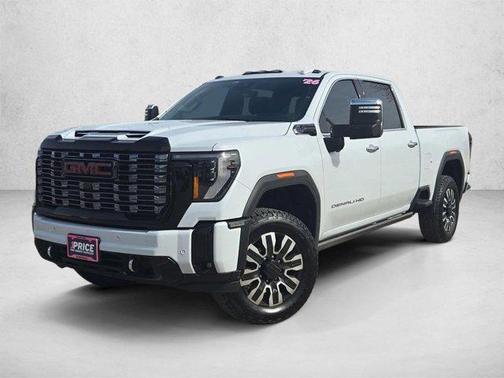 Glacier White Tricoat 2026 GMC Sierra 2500 Denali Ultimate