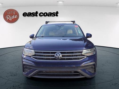 Atlantic Blue 2022 Volkswagen Tiguan 2.0T SE