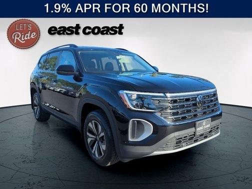 Deep Black Pearl Effect 2026 Volkswagen Atlas 2.0T SE