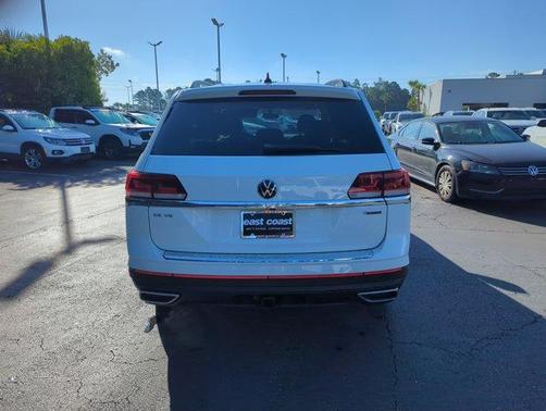 Pure White 2023 Volkswagen Atlas 3.6L SE w/Technology