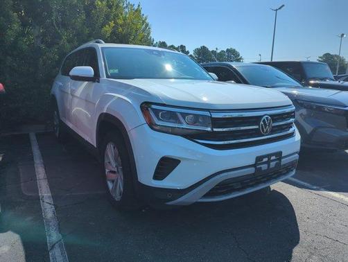 Pure White 2021 Volkswagen Atlas 3.6 V6 SEL