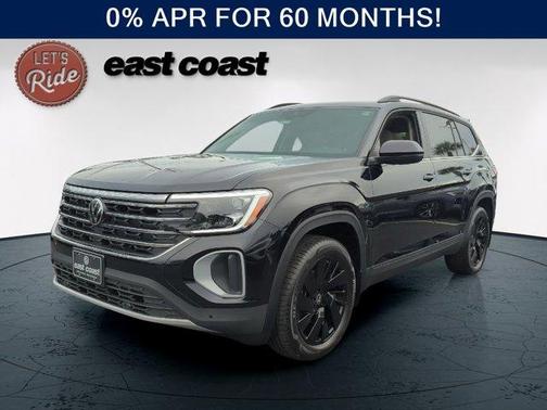 Deep Black Pearl Effect 2026 Volkswagen Atlas 2.0T SE W/TECHNOLOGY