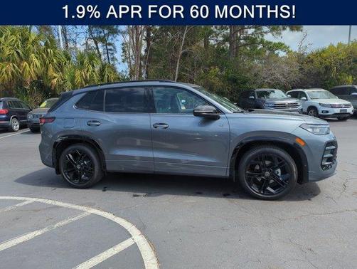 Platinum Gray Metallic 2026 Volkswagen Tiguan 2.0T SE R-Line Black