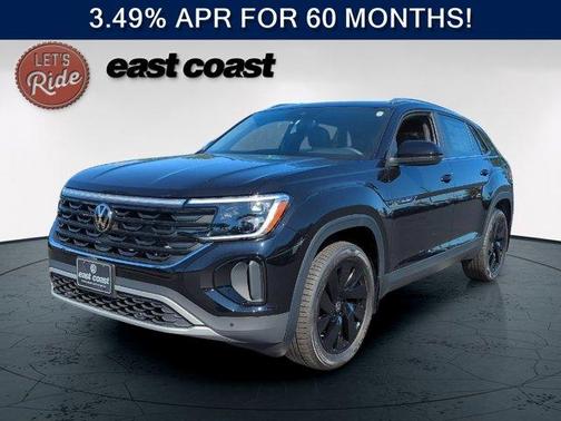 Deep Black Pearl Effect 2026 Volkswagen Atlas Cross Sport 2.0T SE W/TECHNOLOGY