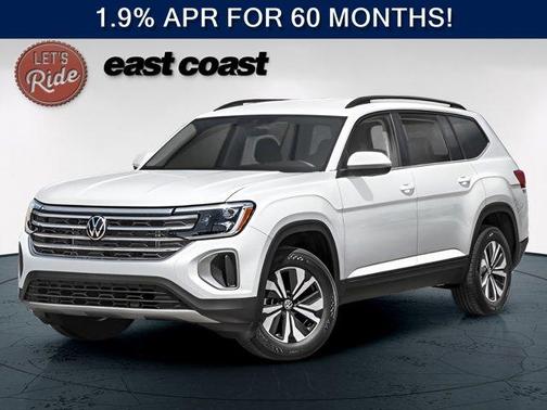 Opal White Pearl 2026 Volkswagen Atlas 2.0T SE W/TECHNOLOGY