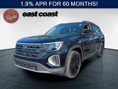 Deep Black Pearl Effect 2026 Volkswagen Atlas 2.0T SE W/TECHNOLOGY