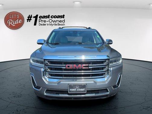 Satin Steel Metallic 2021 GMC Acadia SLT