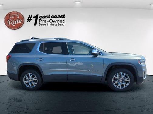 Satin Steel Metallic 2021 GMC Acadia SLT