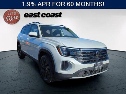 Opal White Pearl 2026 Volkswagen Atlas 2.0T SE W/TECHNOLOGY
