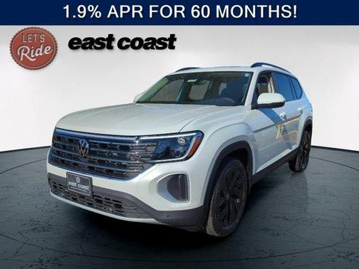 Opal White Pearl 2026 Volkswagen Atlas 2.0T SE W/TECHNOLOGY