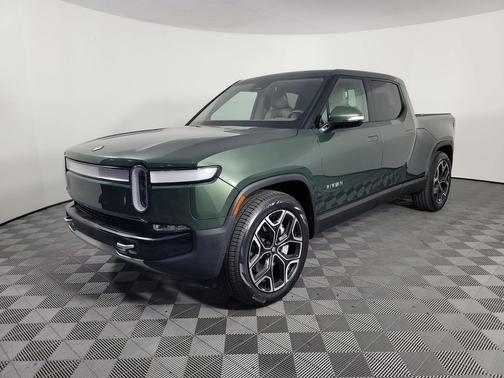 Forest Green 2024 Rivian R1T Adventure Package