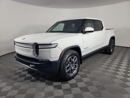 Glacier White 2023 Rivian R1T Adventure Package