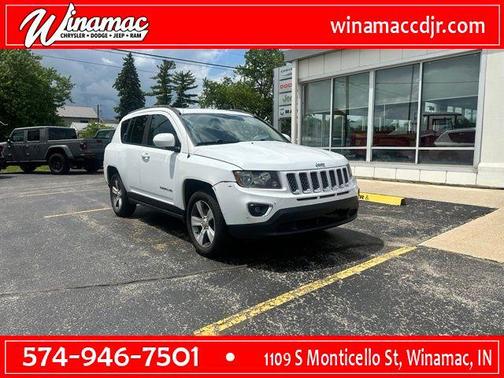 Bright White Clearcoat 2016 Jeep Compass High Altitude