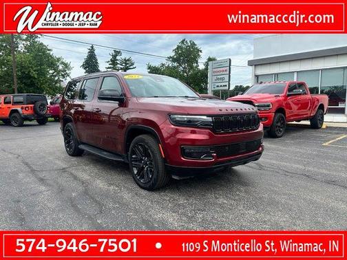 Velvet Red Pearlcoat 2024 Jeep Wagoneer Series II Carbide 4x4
