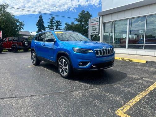 Hydro Blue Pearlcoat 2022 Jeep Cherokee Limited