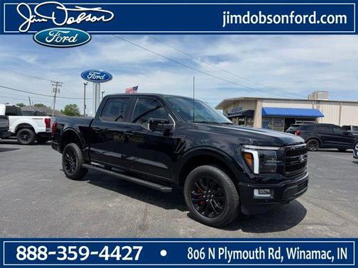 Black Metallic 2024 Ford F-150 Lariat