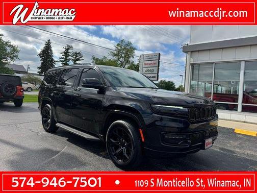 Diamond Black Crystal Pearlcoat 2024 Jeep Wagoneer Series II Carbide