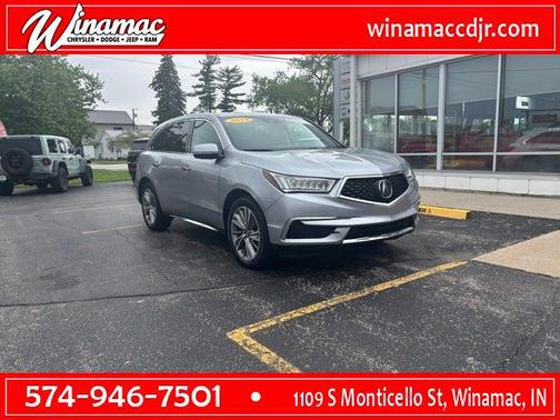Lunar Silver Metallic 2018 Acura MDX 3.5L w/Technology Package