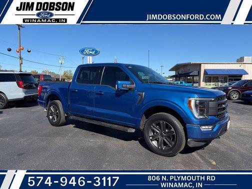 Atlas Blue Metallic 2023 Ford F-150 Lariat