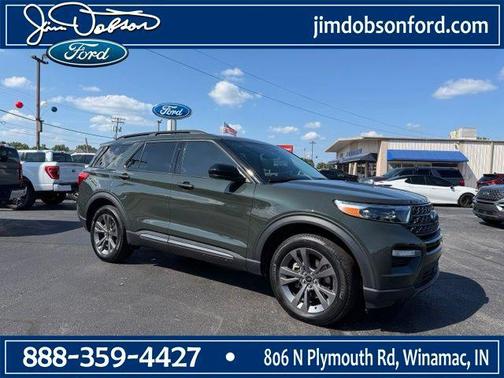 Green Metallic 2024 Ford Explorer XLT