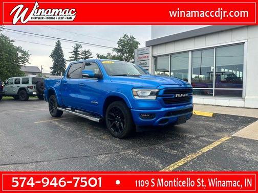Hydro Blue Pearlcoat 2022 RAM 1500 Laramie