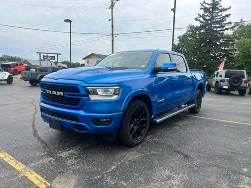 Hydro Blue Pearlcoat 2022 RAM 1500 Laramie