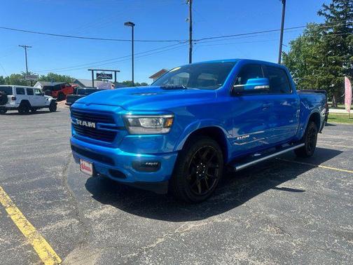 Hydro Blue Pearlcoat 2022 RAM 1500 Laramie