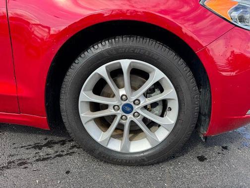 Rapid Red Metallic Tinted Clearcoat 2020 Ford Fusion Hybrid SEL