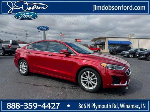 Rapid Red Metallic Tinted Clearcoat 2020 Ford Fusion Hybrid SEL