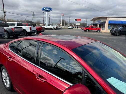 Rapid Red Metallic Tinted Clearcoat 2020 Ford Fusion Hybrid SEL