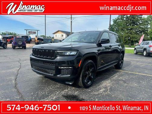 Diamond Black Crystal Pearlcoat 2024 Jeep Grand Cherokee L Limited