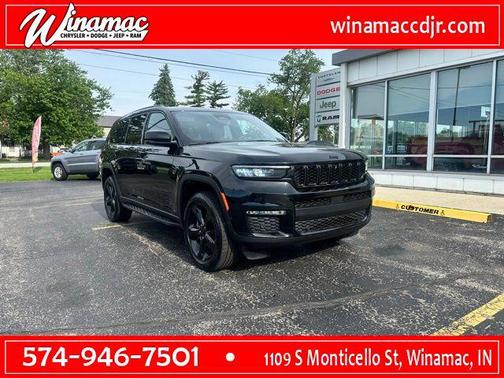 Diamond Black Crystal Pearlcoat 2024 Jeep Grand Cherokee L Limited