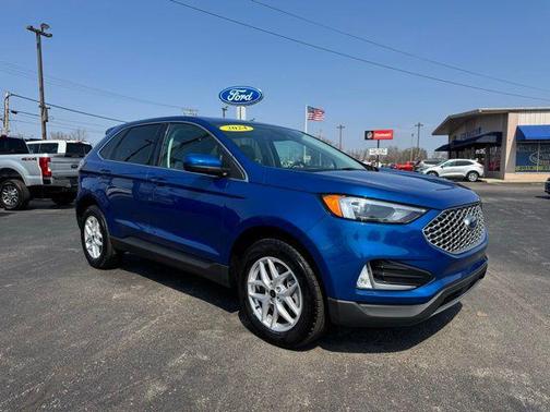 Atlas Blue Metallic 2024 Ford Edge SEL